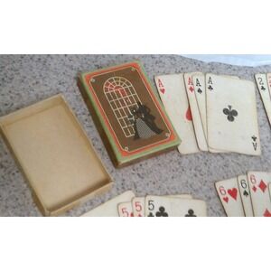 Vintage‎ Rendezvous playing cards in original box, 1930s, collectible